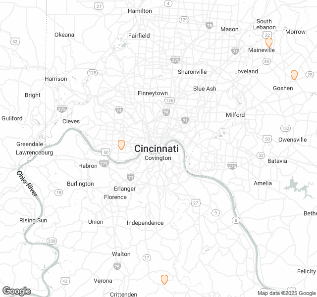 Fill Dirt Map of Cincinnati Fill Dirt Map of Cincinnati