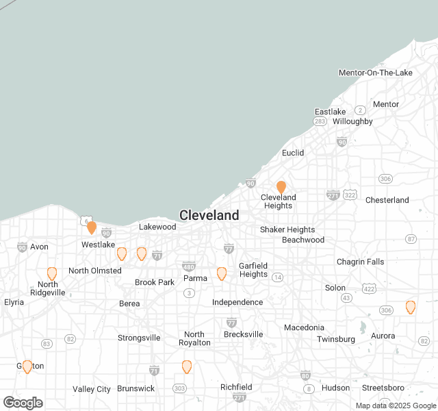 Fill Dirt Map of Cleveland Fill Dirt Map of Cleveland