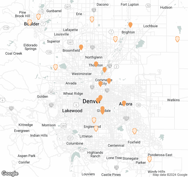 Fill Dirt Map of Denver