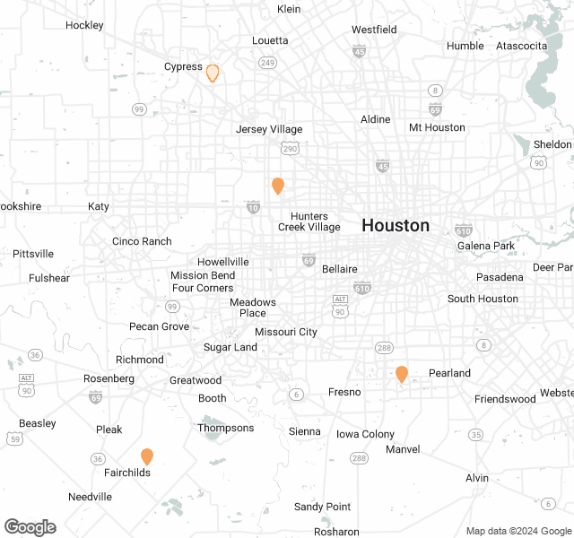 Fill Dirt Map of Houston