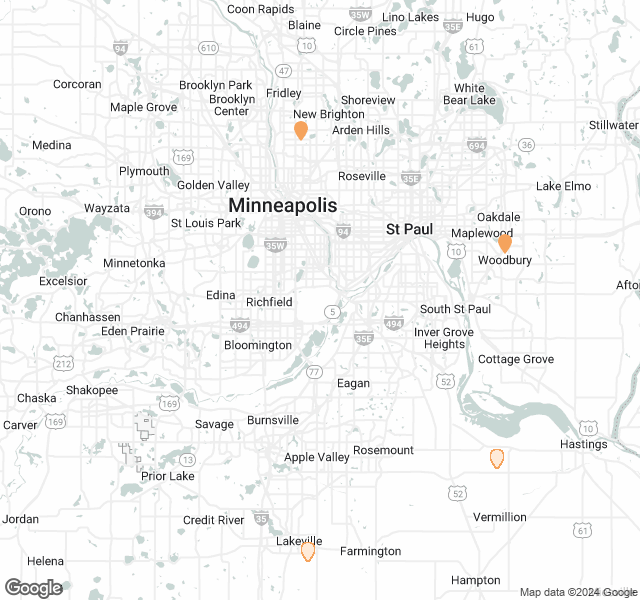 Fill Dirt Map of Minneapolis