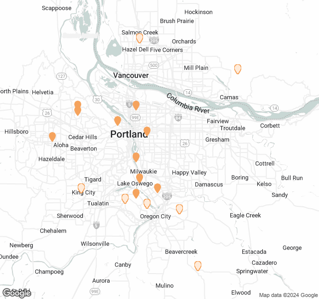 Fill Dirt Map of Portland
