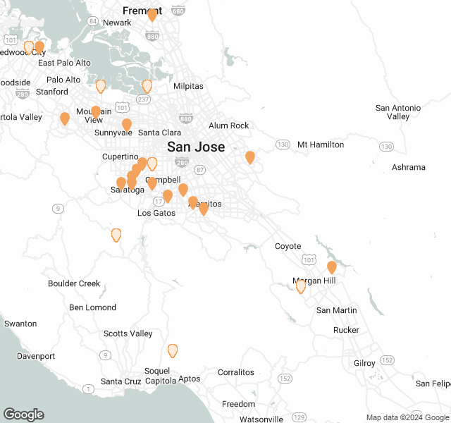 Fill Dirt Map of San Jose