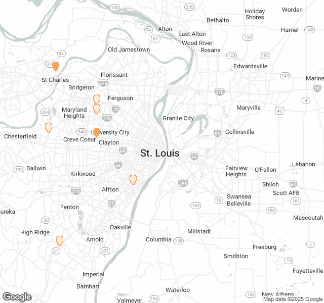 Fill Dirt Map of St. Louis